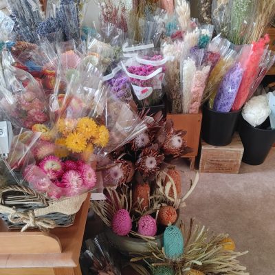 Inside Creative Dried Flowers Shop
